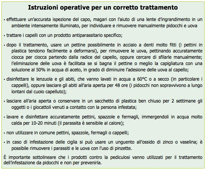 Trattamento Pediculosi-Rif. Corso Professione Farmacia di Medical Evidence